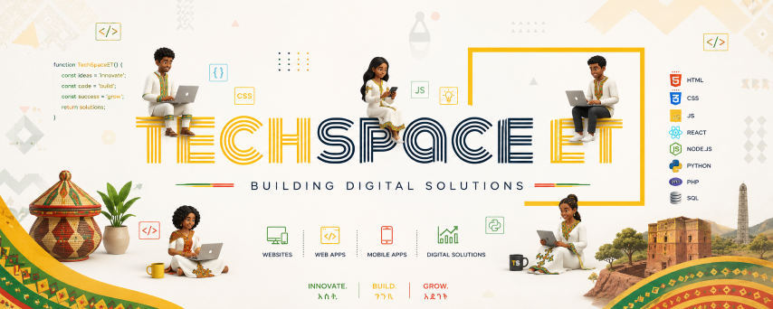 Tech Space ET background design
